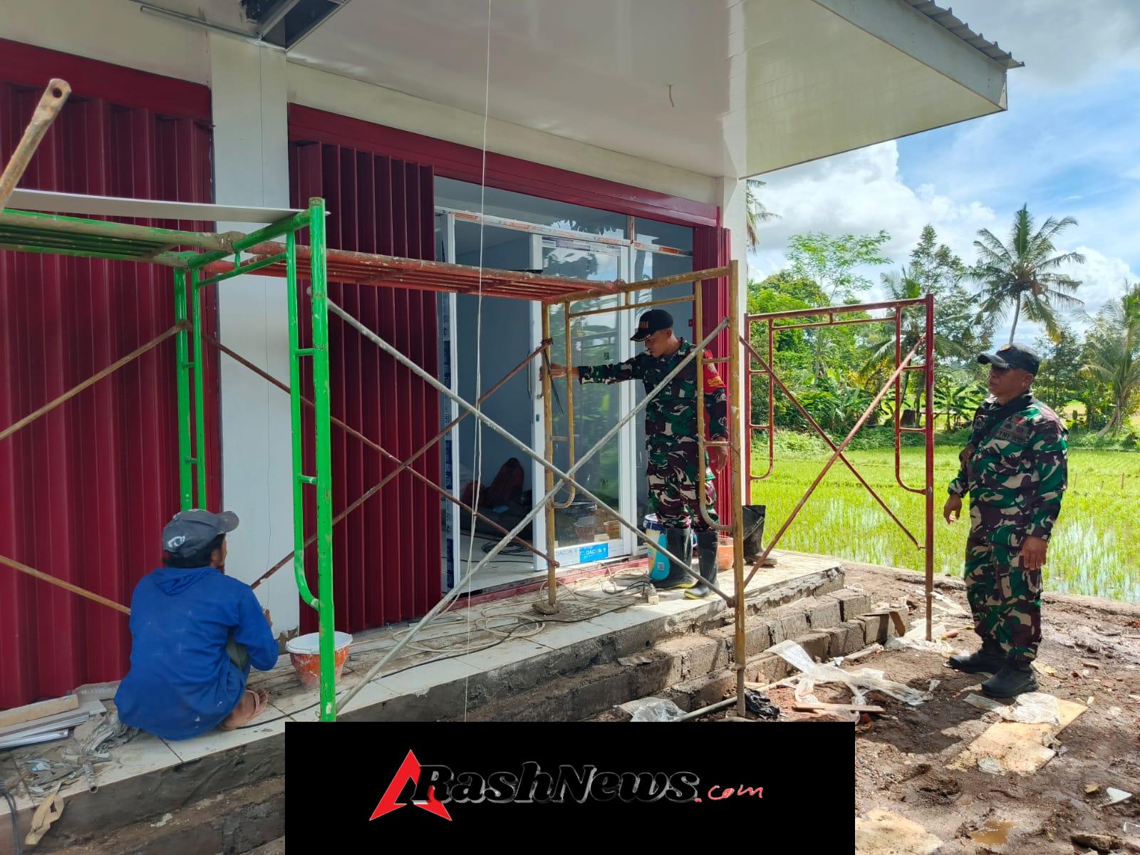 Dukung Program Nasional Danramil Gianyar Turun Langsung Awasi Progres KDKMP Desa Siangan