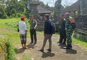 Perkuat Ekonomi Kerakyatan, Kasdim Tabanan Tinjau Lahan Koperasi Desa Merah Putih