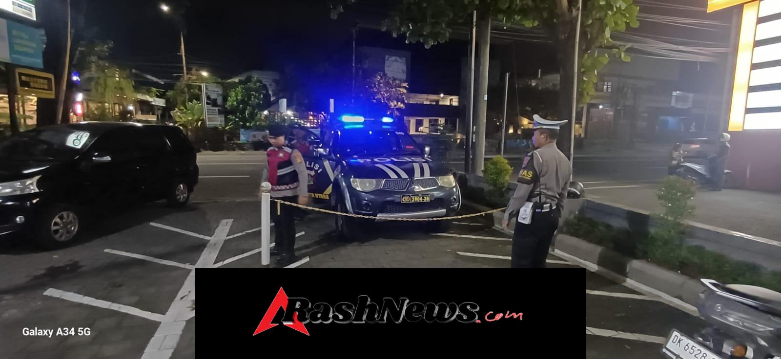 Polsek Kuta Utara Tingkatkan Patroli Subuh Cegah Balapan Liar Di Jalan Gatsu Barat 