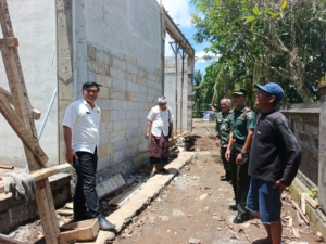 Pastikan Tepat Sasaran, Danramil Ubud Cek Langsung Progres KDKMP di Lodtunduh