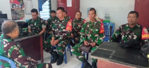 Perdana, Danramil Dawan Beri Jam Pimpinan Ajak Personel Beri Kemampuan Terbaik Dalam Tugas Dan Pengabdian