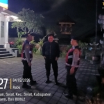 Polsek Selat Laksanakan Blue Light Patrol untuk Tingkatkan Keamanan Wilayah