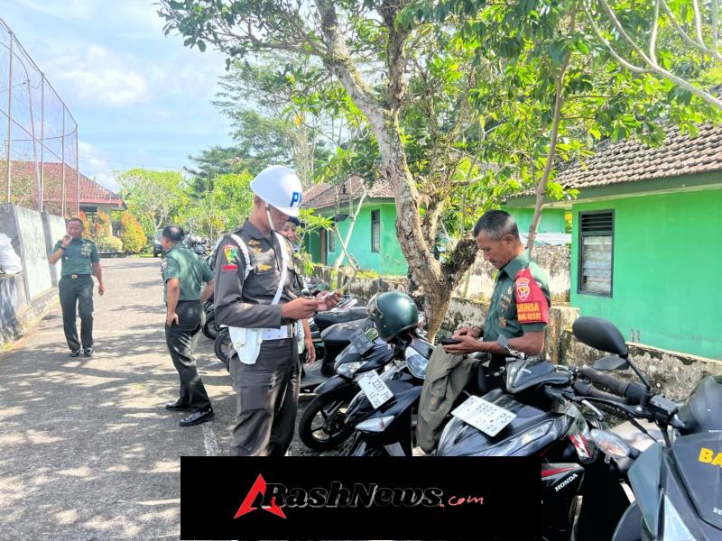 Dandim 1626/Bangli Tegaskan Pentingnya Disiplin dan Keselamatan Berkendara dalam Sosialisasi Operasi Gaktib Polisi Militer TNI