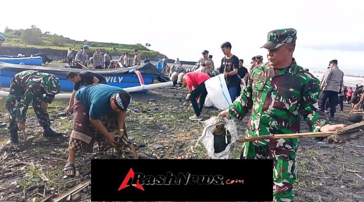 Kodim Tabanan Satukan Lintas Sektor dan Pelajar Dukung Program Nasional Penanganan Sampah Pesisir