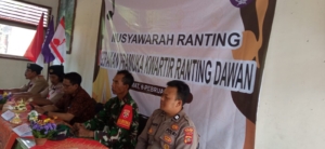 Hadiri Musran, Babinsa Koramil Dawan Siap Dukung Program Dan Kegiatan Kepramukaan Di Kecamatan Dawan