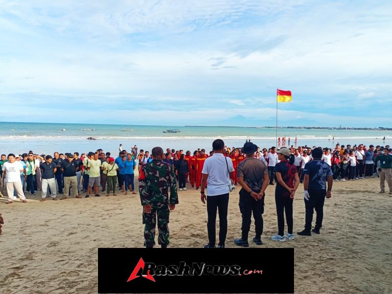 Aksi Bersih Tukad Pekiisan,Langkah Konkrit Koramil Busungbiu Siapkan Generasi Indonesia Emas 2045