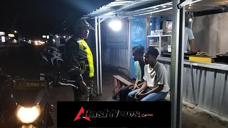 Koramil 1607-02/Empang Gelar Patroli Rutin Jaga Keamanan Wilayah