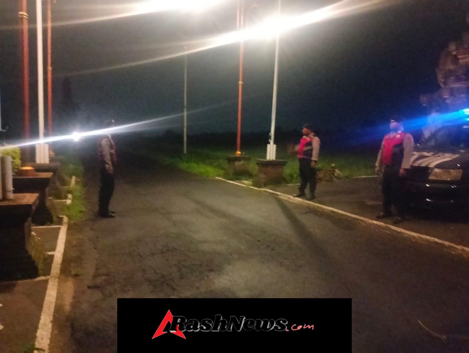 Tekan Potensi Kriminalitas, Samapta Polsek Abiansemal Laksanakan Patroli Rutin