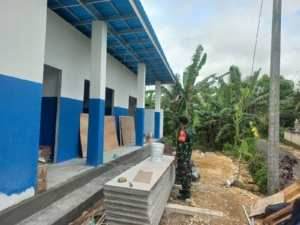 Tinjau Progres Pembangunan Dapur MBG, Koptu Komang Adnyana Sebut Progres 75 Persen