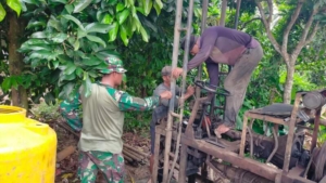 Tembus Kedalaman 47 Meter, Satgas TMMD Kodim Jembrana Pastikan Pasokan Air di Banjar Tibu Beleng