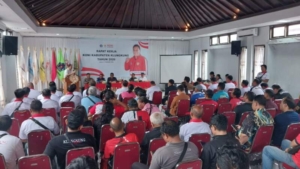 Hadiri Rakorkab, Kapten Abdul Mukhib Harap Jadi Semangat Bersama Tingkatkan Program KONI Klungkung Kedepan