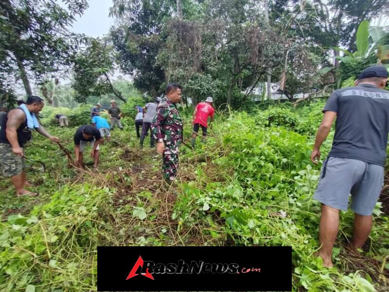 Dukung Penguatan Ekonomi Kerakyatan, Babinsa Rangdu dan Masyarakat Bersinergi Bangun Koperasi Desa