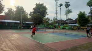Lapangan Pickle Ball Kodim Jadi Tempat Favorit Latihan Masyarakat, Dandim Klungkung Sampaikan Apresiasi Dan Terima Kasih