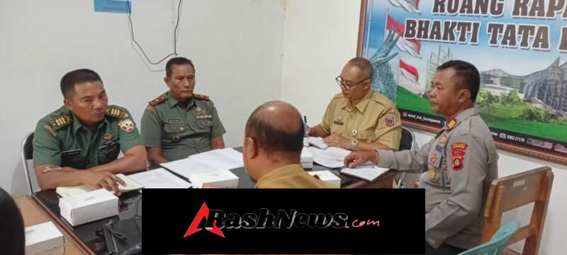 Danramil 1623-03/Rendang Ikuti Rakor Persiapan Pelaksanaan TMMD ke-128 di Desa Pempatan