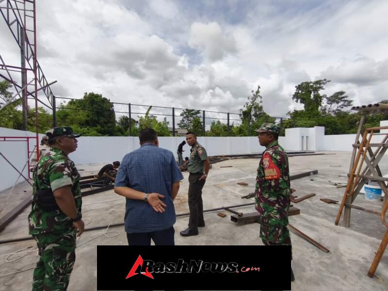 Langkah Nyata TNI Dukung Program Nasional, Pembangunan KDKMP Beng Dipantau Dandim