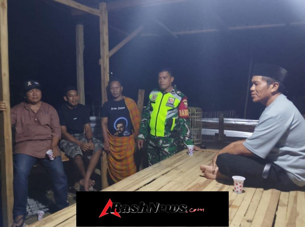 Babinsa Koramil 1608-07/Monta Gencarkan Patroli Teritorial dan Ronda Malam Demi Wilayah Aman dan Lestari