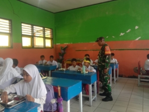 Sertu Ruslin Pastikan Program Makan Bergizi Gratis Berjalan Lancar