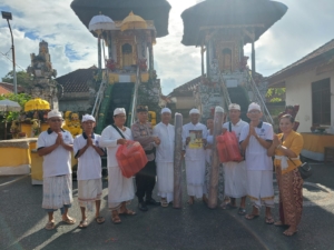 Polsek Kuta Selatan Gelar Safari Kamtibmas Jelang Nyepi di Desa Adat Tanjung Benoa