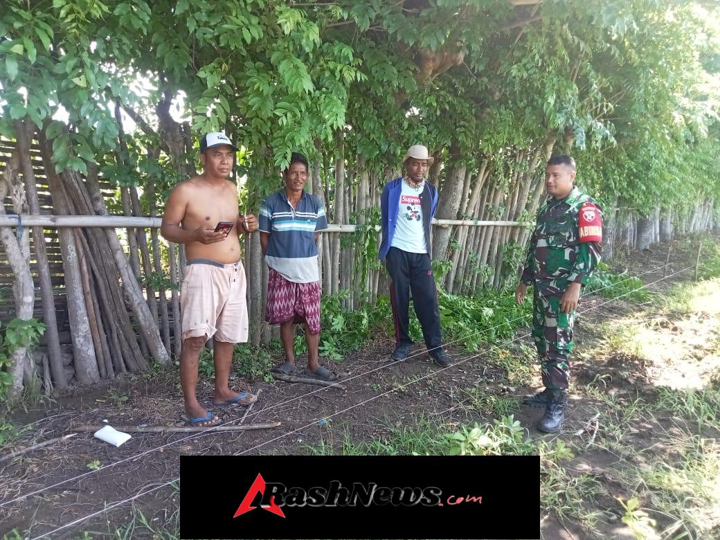 Dukung Program Gizi, Babinsa Koramil 1628-04 Awasi Pembangunan Dapur MBG