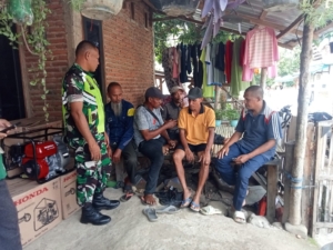 Serda Edi Supriaddin Himbau Warga Desa Karumbu Jalin Silaturahmi