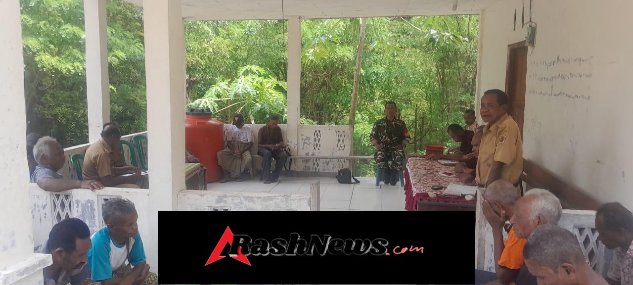 Babinsa Seki Dorong Tertib Lahan Pertanian Peternakan Desa