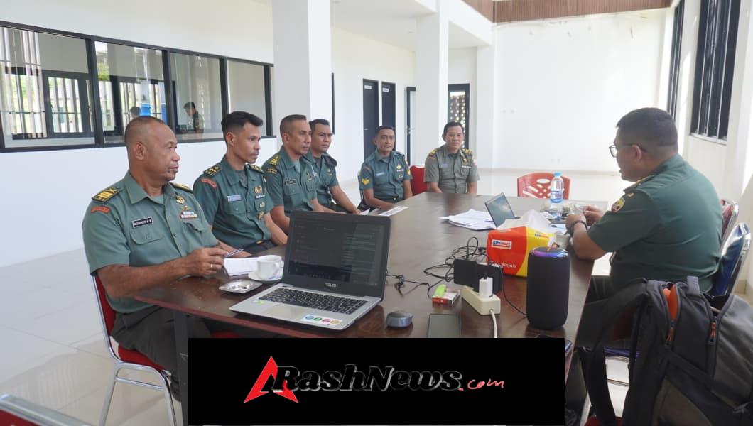 Kodim 1630/Manggarai Barat Terima Kunjungan Tim Wasrik Itdam IX/Udayana
