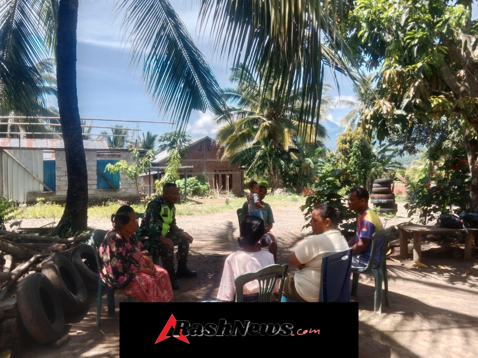 Babinsa Koramil Ende Berada di Tengah Masyarakat untuk Jaga Stabilitas Wilayah