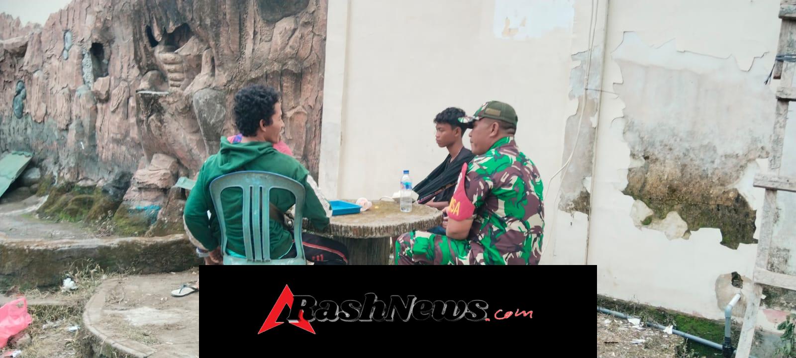 Silaturahmi Babinsa Koramil 1614-05/Pekat Perkuat Peran Generasi Muda