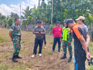 Danramil 03/Sape Tinjau Lokasi Pembangunan KDKMP Desa Sangia