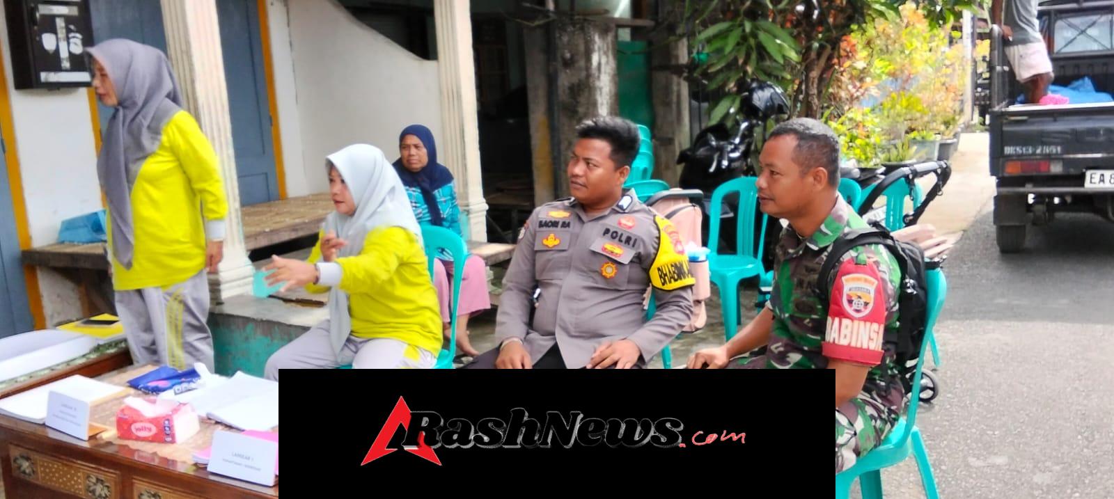 Peduli Kesehatan Warga, Babinsa Sampir Aktif Dukung Pelayanan Posyandu