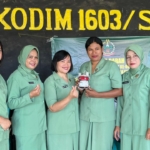 Persit KCK Cabang XIV Kodim 1603/Sikka Perkuat Pengabdian Sosial Lewat Kegiatan Donor Darah