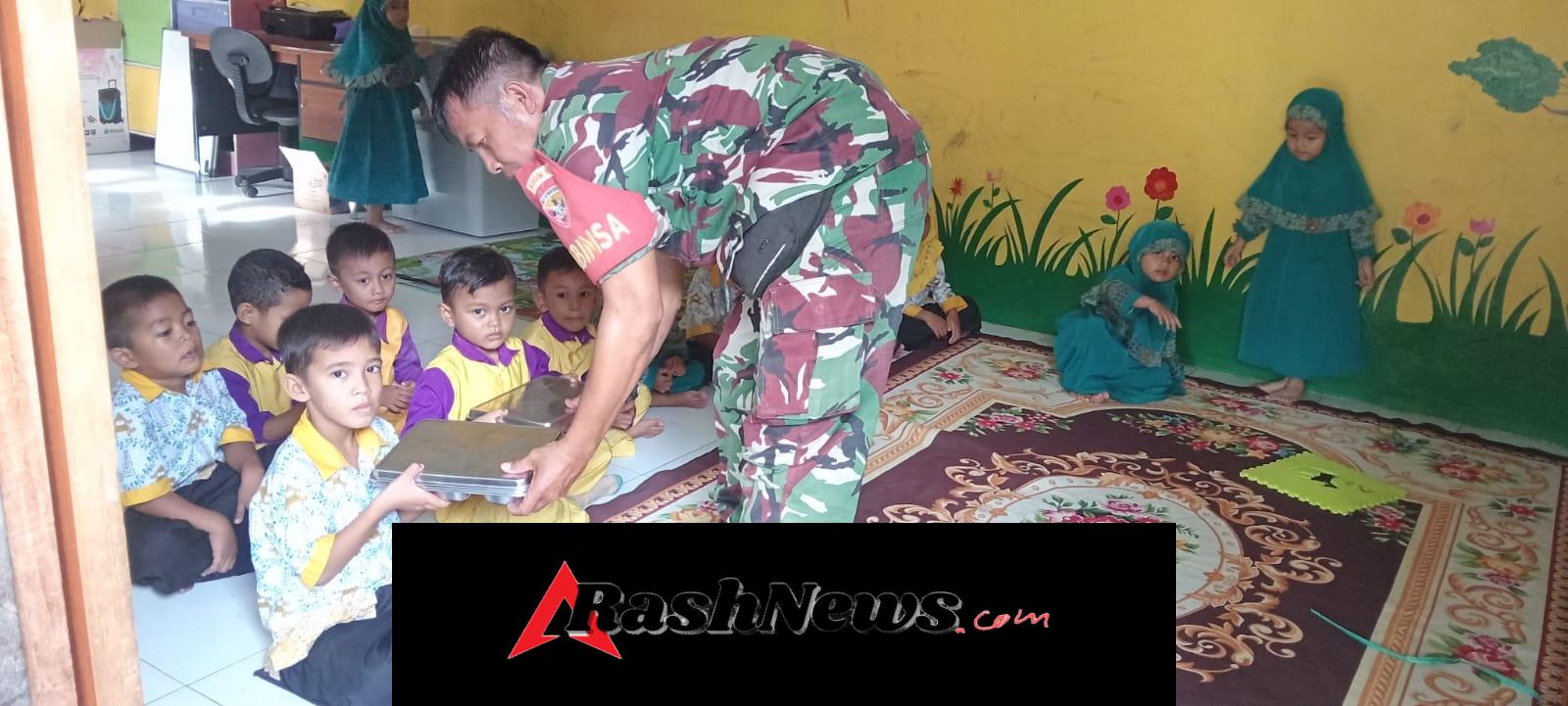 Serda Lalu Rupawan Kawal Makan Bergizi Gratis bagi Siswa TK Lamusung