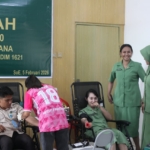 Sinergi TNI, Polri dan Tenaga Kesehatan, Donor Darah HUT Korem 161/WS Berlangsung Sukses di SoE