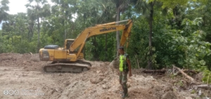 Pemantauan Kegiatan Pematangan Lahan KDKMP, Babinsa Pastikan Pekerjaan Aman dan Lancar
