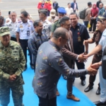 Sinergi TNI-Polri Terjaga, Dandim 1608/Bima Hadir Dalam Penyambutan Kedatangan Kapolda NTB