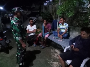 Serka Surya Pimpin Patroli Malam dengan Personil Terpadu di Bima