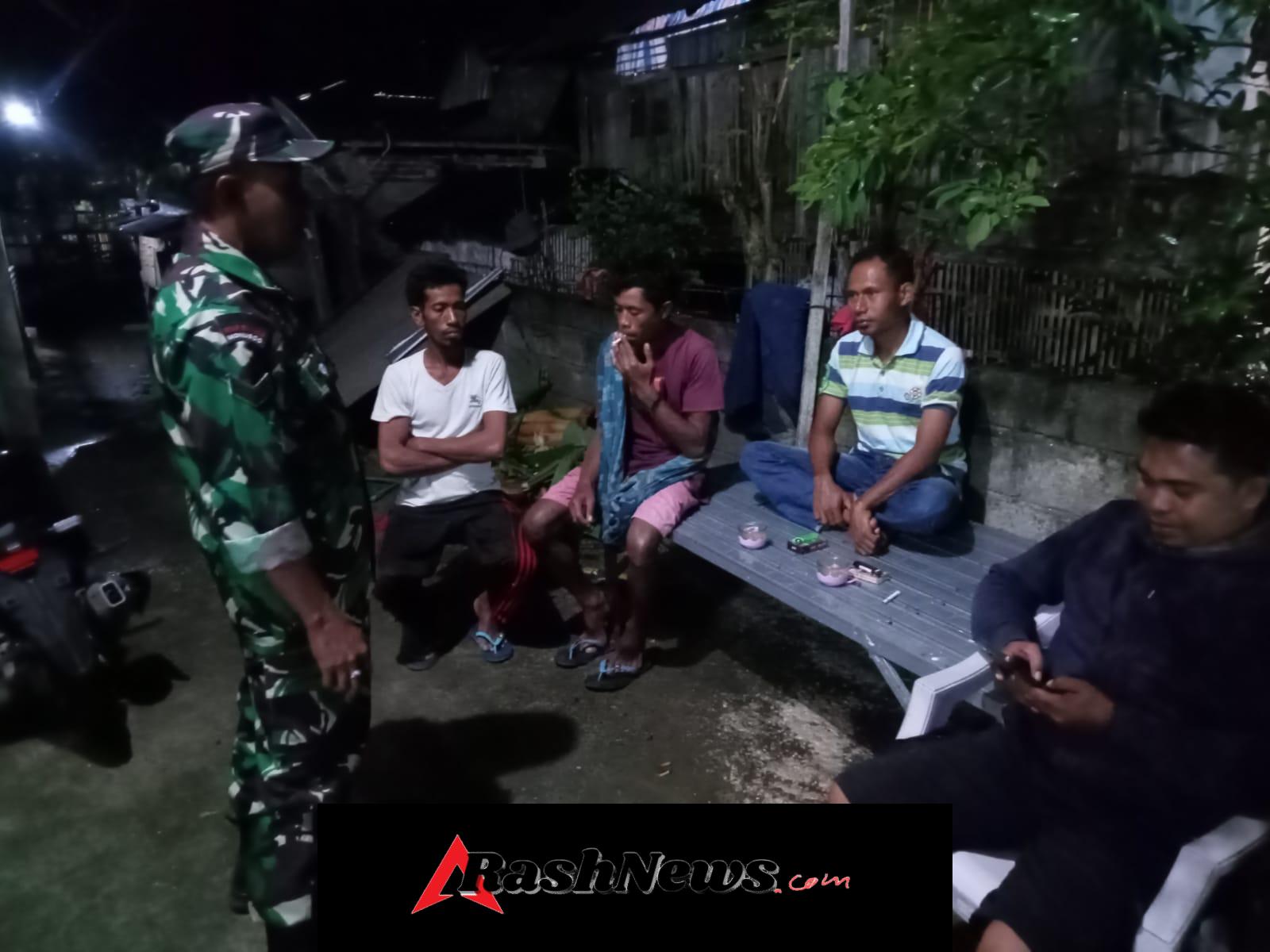 Serka Surya Pimpin Patroli Malam dengan Personil Terpadu di Bima