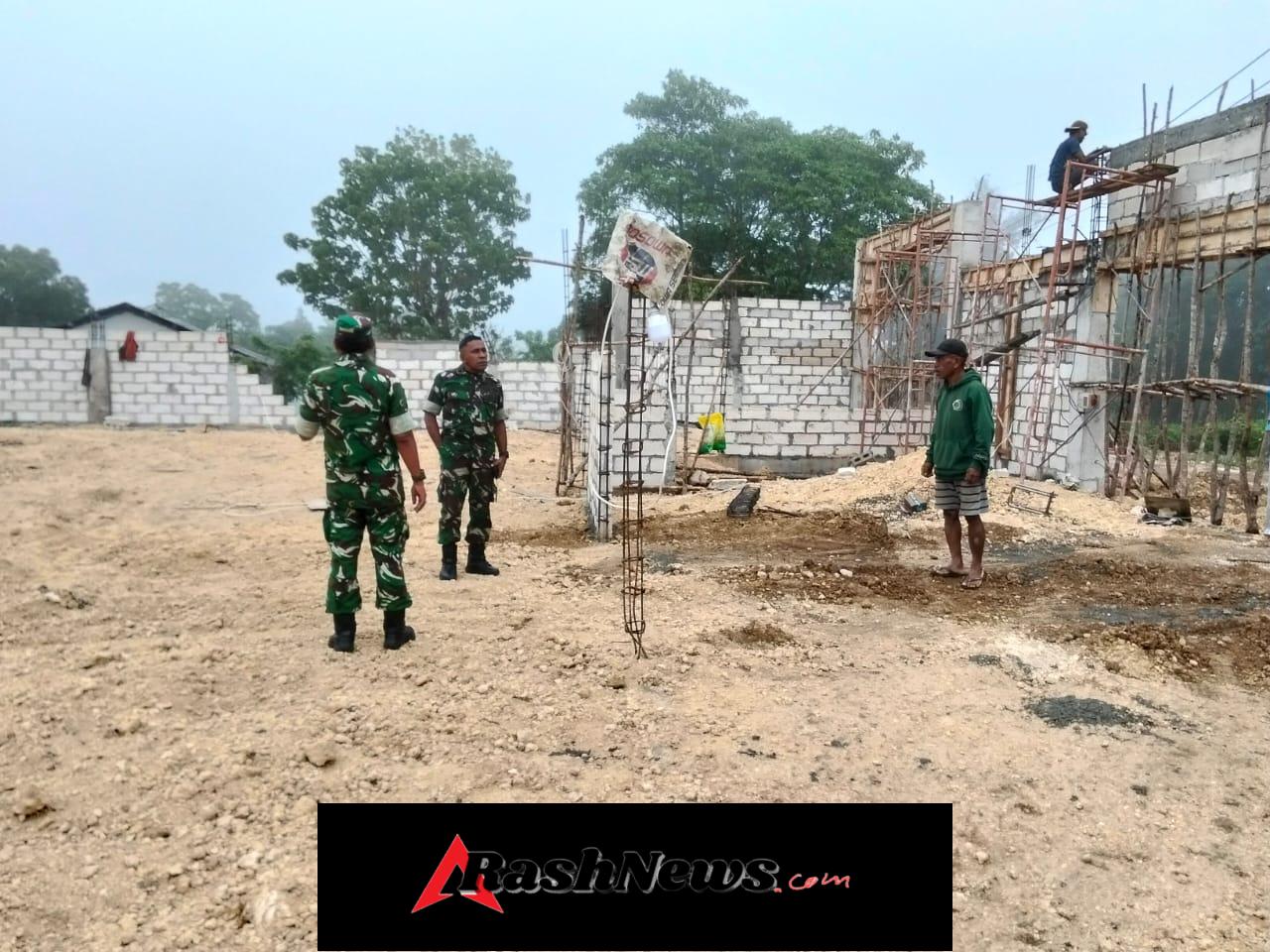 Pastikan Tepat Sasaran, Kasdim 1621/TTS Monitoring Pembangunan KDKMP di Desa Puna, Noinbila dan Binaus