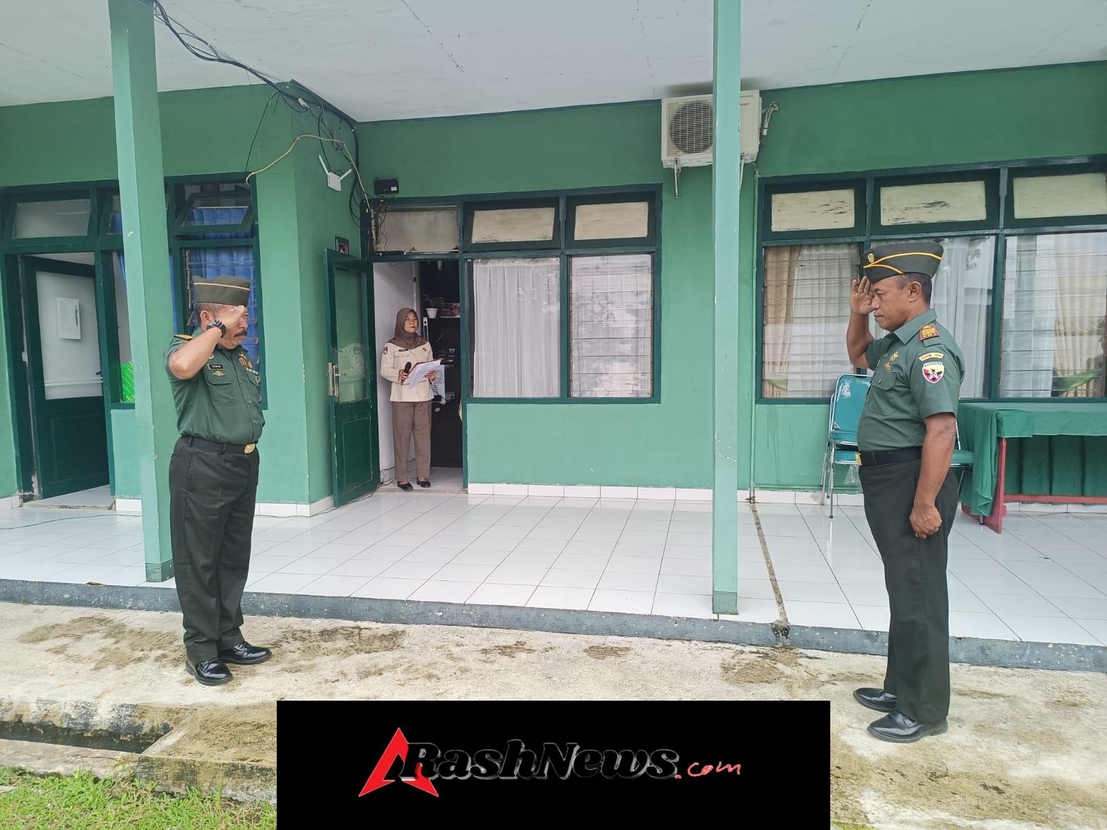 Kodim 1614/Dompu Gelar Upacara Bendera Mingguan Februari 2026