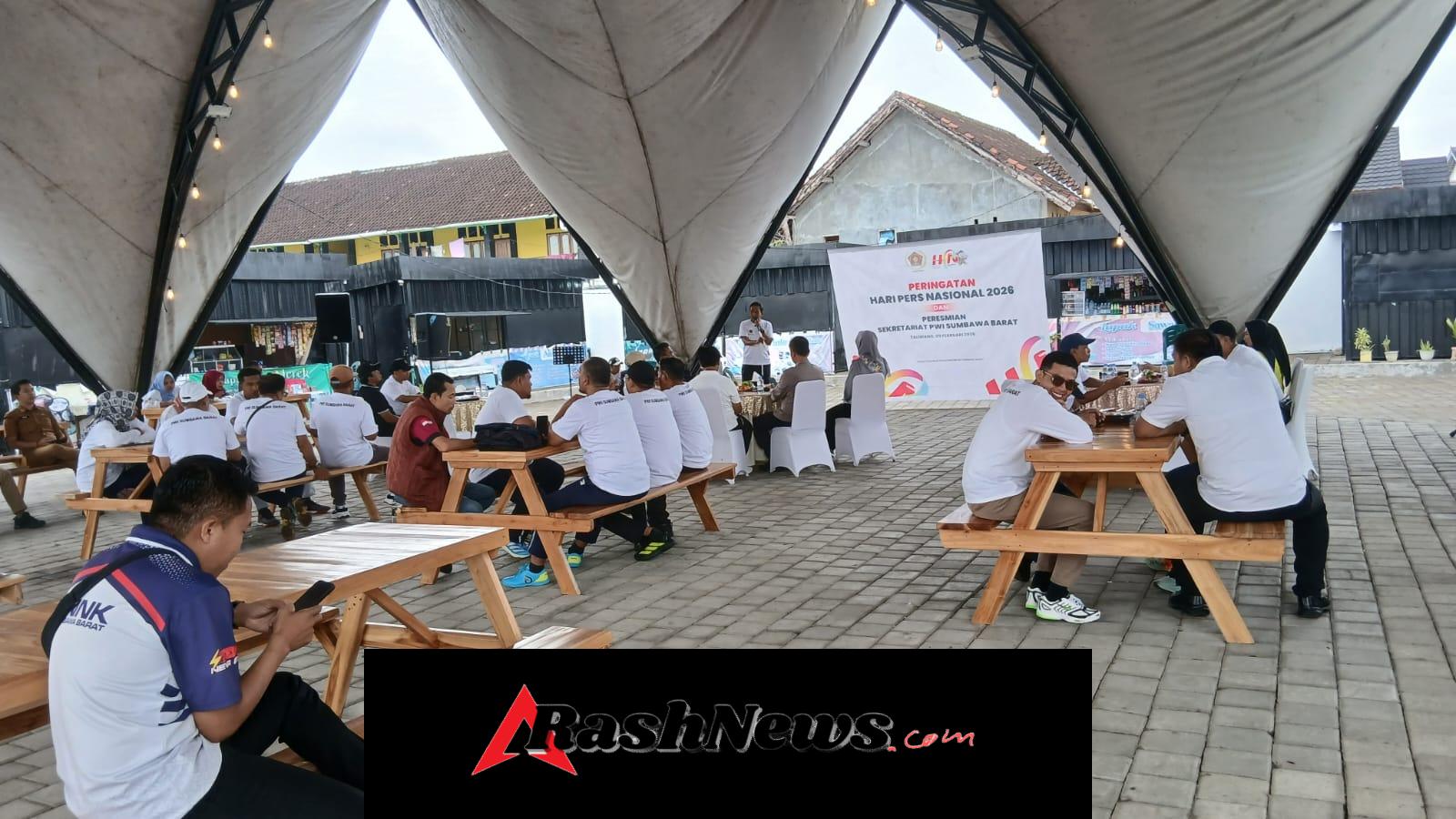 Danramil Taliwang Hadiri Peringatan Hari Pers Nasional 2026 dan Peresmian Sekretariat PWI Sumbawa Barat
