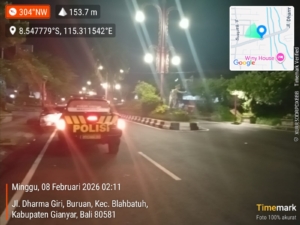 Respons Cepat Call Center 110, Polsek Blahbatuh Bubarkan Aksi Balap Liar di Bay Pass Darma Giri