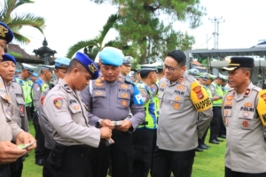 Bid Propam Polda Bali Laksanakan Gaktibplin di Polres Klungkung.