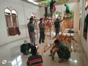Danki Satgas TMMD 127 Kodim 1608/Bima Optimalkan Kinerja dengan Pembentukan Dua Tim Prajurit TP 31/PS