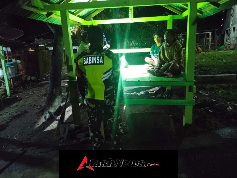 Himbauan Harmoni dan Silaturahmi Jadi Fokus Patroli Babinsa Desa Bumi Pajo