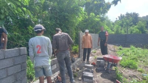 Serka Amril Laksanakan Komsos dan Bantu Pembangunan MBG di Kandai Satu
