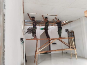 Pengerjaan Mushola Al-Ikhlas Makin Nyata pada Hari Ke-4 TMMD ke-127 Kodim 1608/Bima