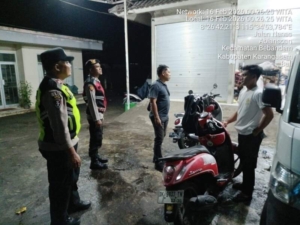 Tekankan Keamanan Obvit Dan Pemukiman, Polsek Bebandem Intensifkan Blue Light Patrol Berbasis Barcode
