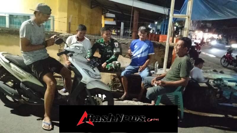 Babinsa Taliwang Sisir Wilayah dan Beri Imbauan Ketertiban