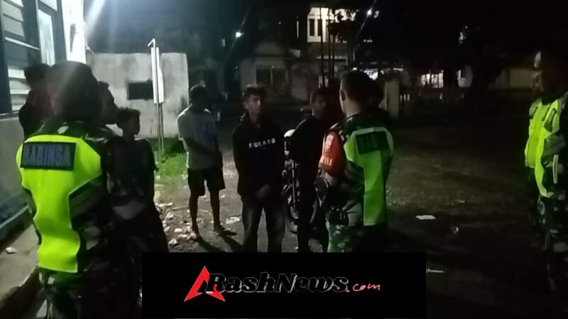 Koramil 1608-01/Rasanae Gelar Patroli Cipta Kondisi, Jaga Keamanan Kota Bima