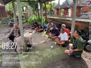 Ngobar Polmas: Ngopi Bareng Polisi, Serap Aspirasi Dan Pererat Silaturahmi Di Desa Sibetan